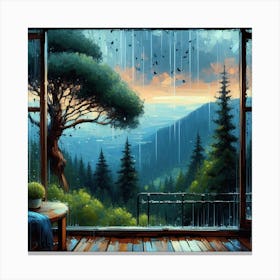 The Sound of Raindrops Canvas Print