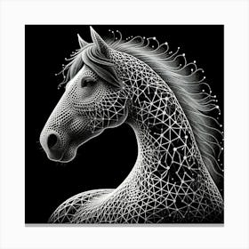 Abstract Horse 9 Canvas Print
