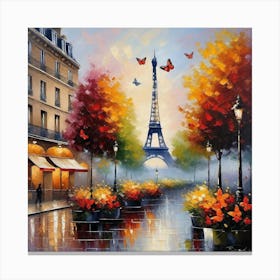 Paris Eiffel Tower 82 Canvas Print