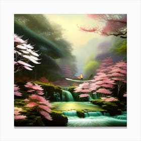 Japanese Landscape Canvas Print