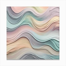 Abstract Wave Background Canvas Print