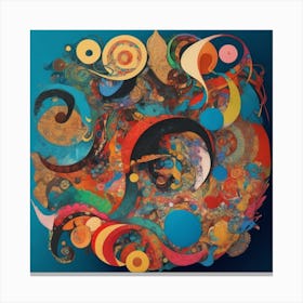 Abstract Painting Canvas Print