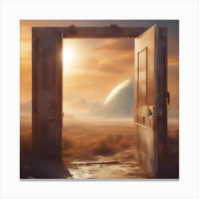 Door To The Future Canvas Print