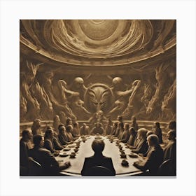 Aliens Canvas Print