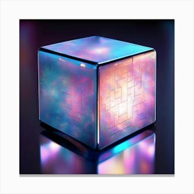 Cube Of Light Canvas Print