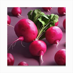 Radishes 65 Canvas Print