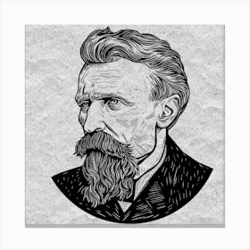 Portrait Of Vincent Van Gogh 1 Canvas Print