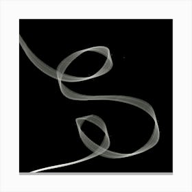 Smoke Letter S Canvas Print