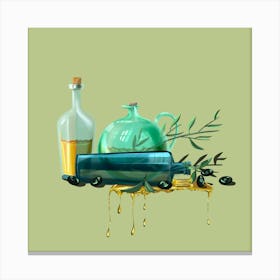 Olive Oil Canvas Print