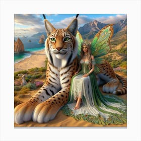 Fairy Lynx  Canvas Print