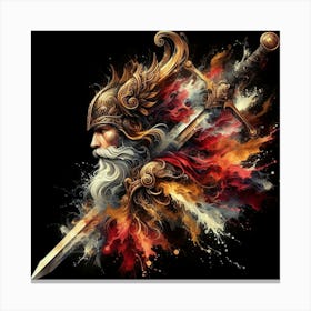 Viking Warrior Canvas Print