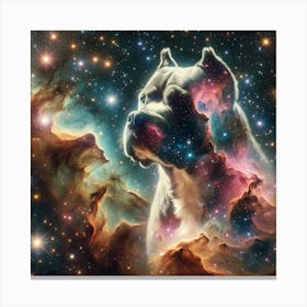 Dog In Space 6 Canvas Print