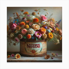 Nestle Bouquet Canvas Print