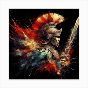 Spartan Warrior Canvas Print