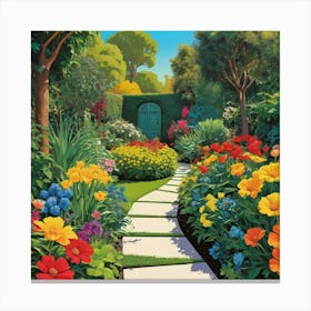 Garden Path 14 Canvas Print