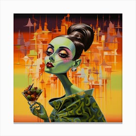 Zombie Cocktail Canvas Print