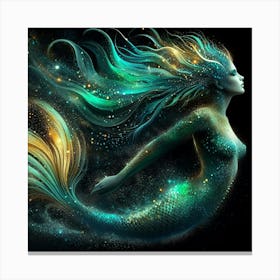 Mermaid Painting Canvas Print