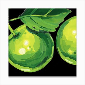 Green Apples Canvas Print