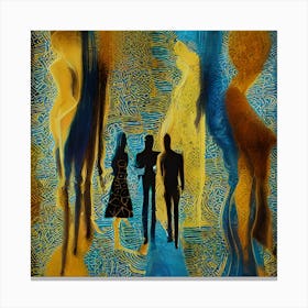Silhouette Abstract Canvas Print