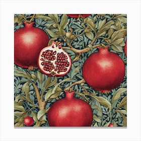 william morris fruit art Canvas Print