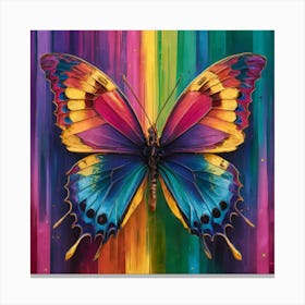 Digital Butterfly Canvas Print