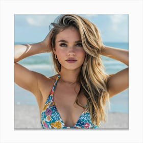 Girl In A Bikini 10 Canvas Print