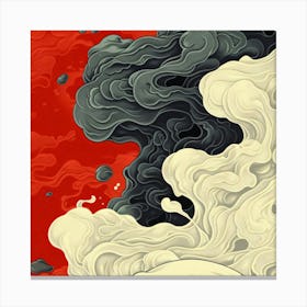 Asian Smoke Canvas Print