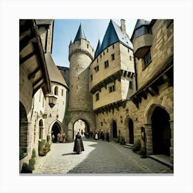 Castle In France Canvas Print