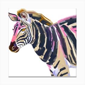 Grants Zebra 01 Canvas Print