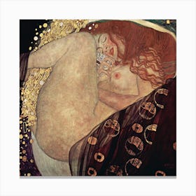 Danae (1907-1908), Gustav Klimt Canvas Print