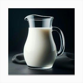 Jug Of Milk Canvas Print