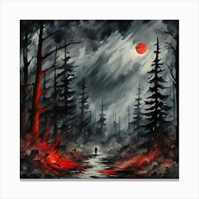 Dark Woods Canvas Print