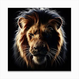 Lion portrait Canvas Print