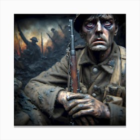 The Emotional Toll Of War: WW1 ~Reimagined 3 Leinwandbild