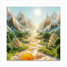 Mountain Stream Canvas Print