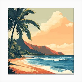 Hawaiian Beach 1 Canvas Print