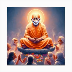 Sai Baba 9 Canvas Print