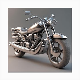Motorcycle Model Canvas Print