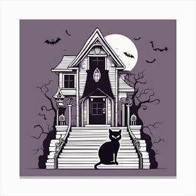 Halloween House 20 Canvas Print