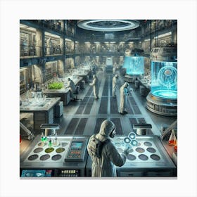 Venusian Enclave Research Laboratories Converted Canvas Print