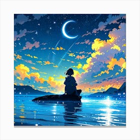 Moon0 Canvas Print