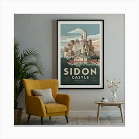 Siddon Castle Canvas Print