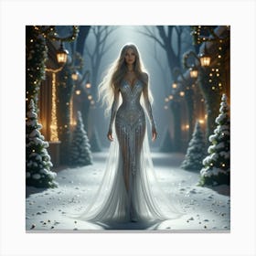 Christmas Fairy Canvas Print