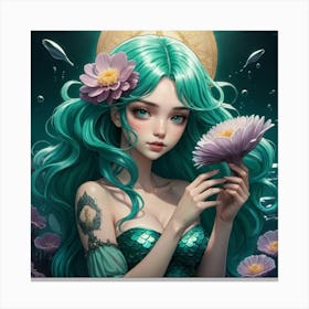 Mermaid Canvas Print