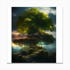 Tree House Canvas Print