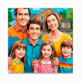 Family Portrait 2 Canvas Print