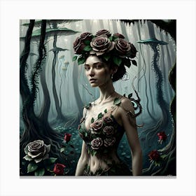 Earth Of Woman  Canvas Print