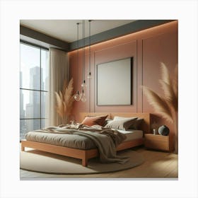 Modern Bedroom 1 Canvas Print