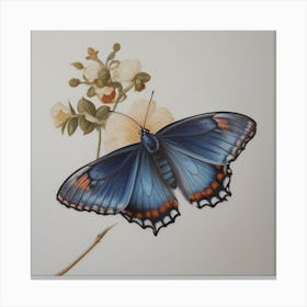 Blue Swallowtail Butterfly Canvas Print