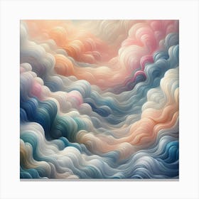 Abstract Clouds 6 Canvas Print